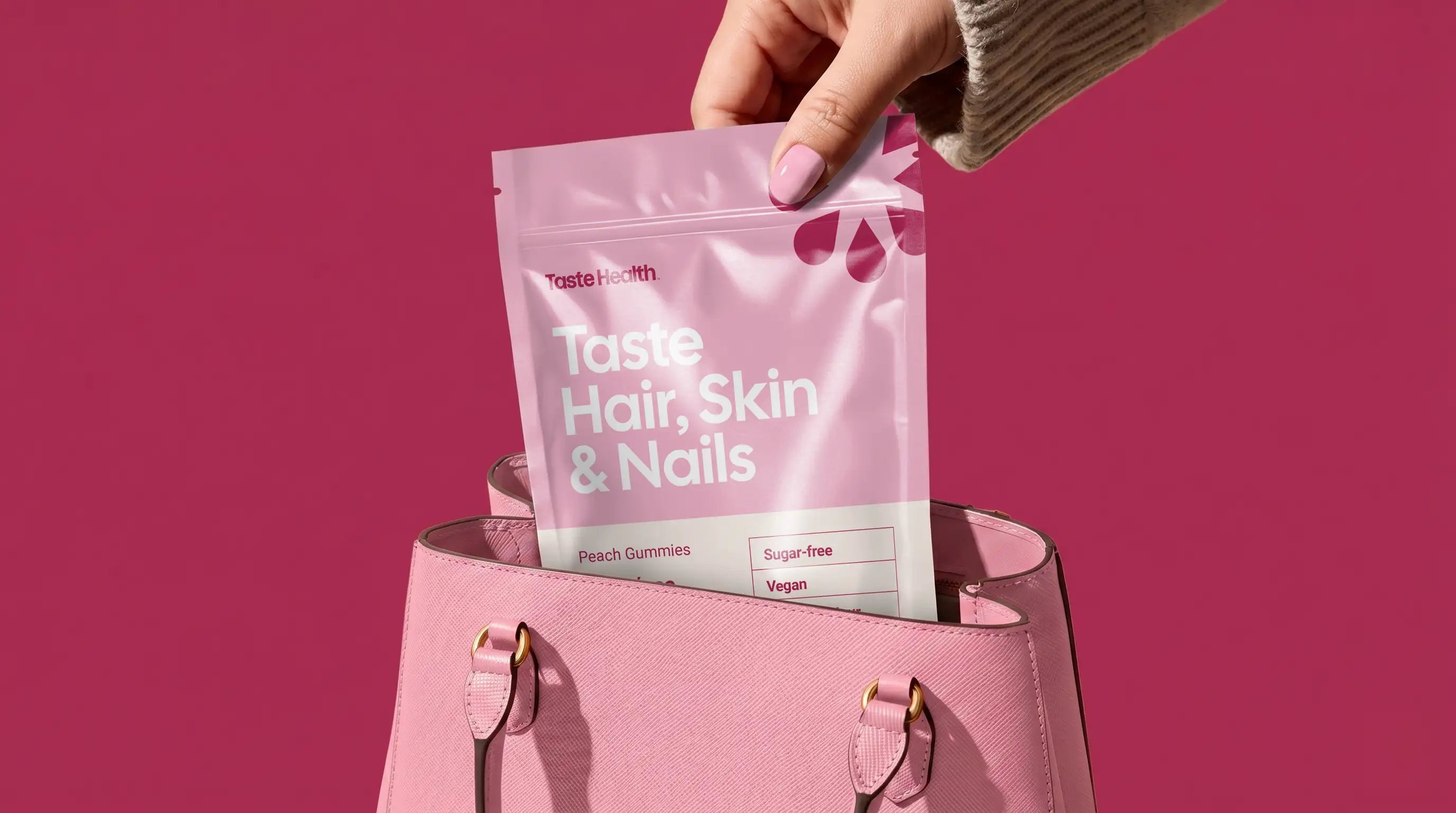 Hair, Skin & Nails peach gummies