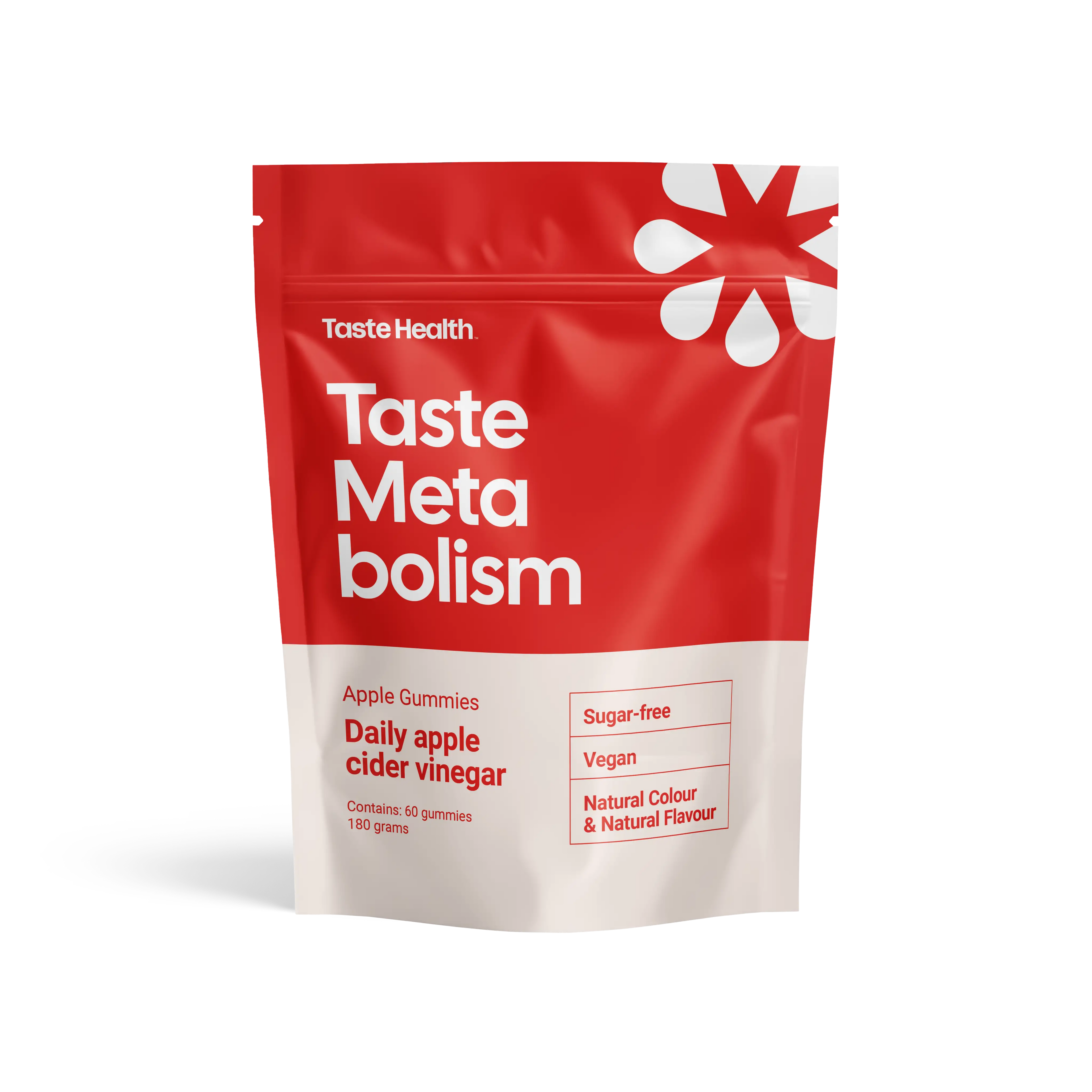 Taste Health Metabolism apple cider vinegar gummies jar