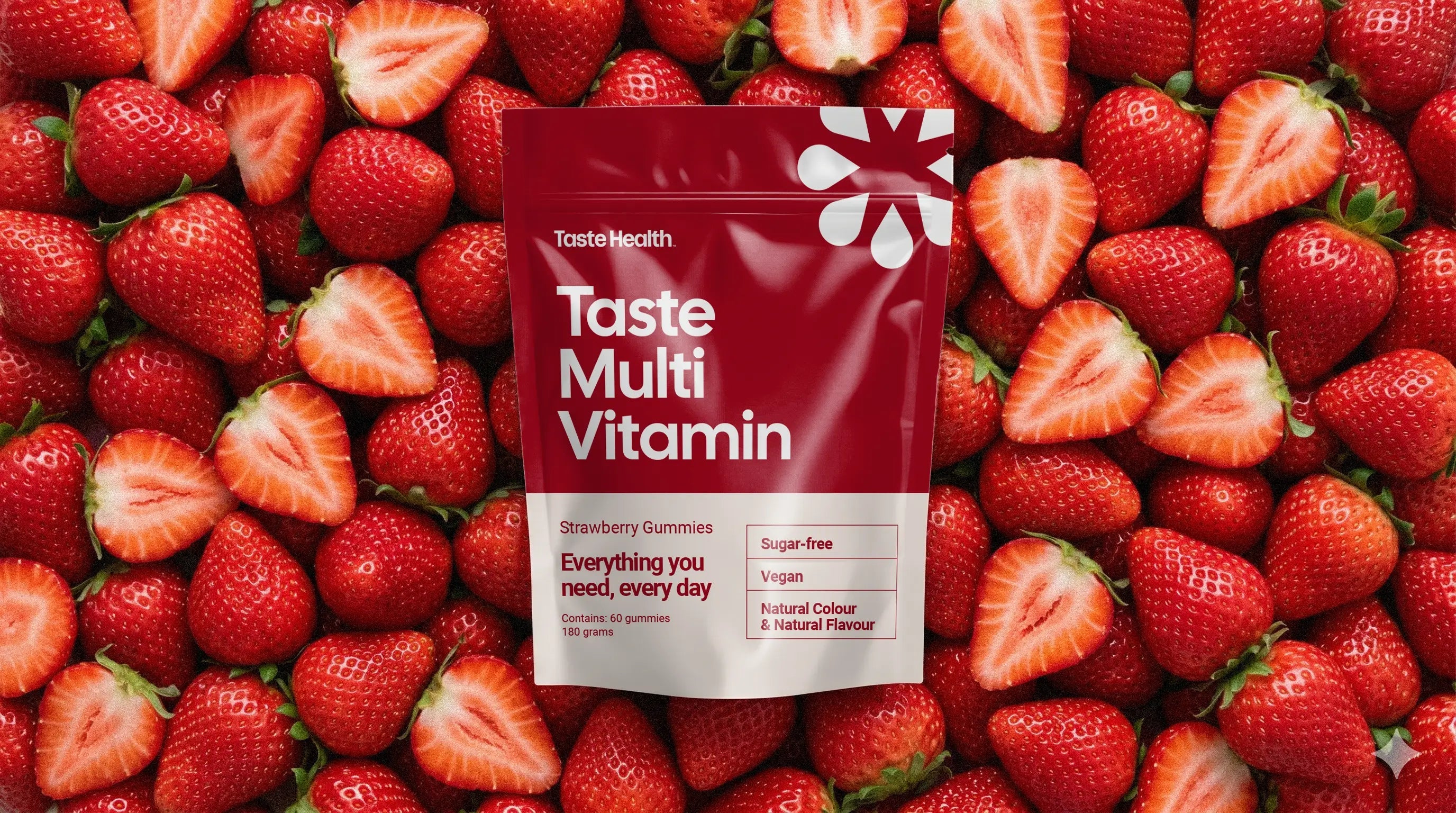 Multivitamin strawberry gummies