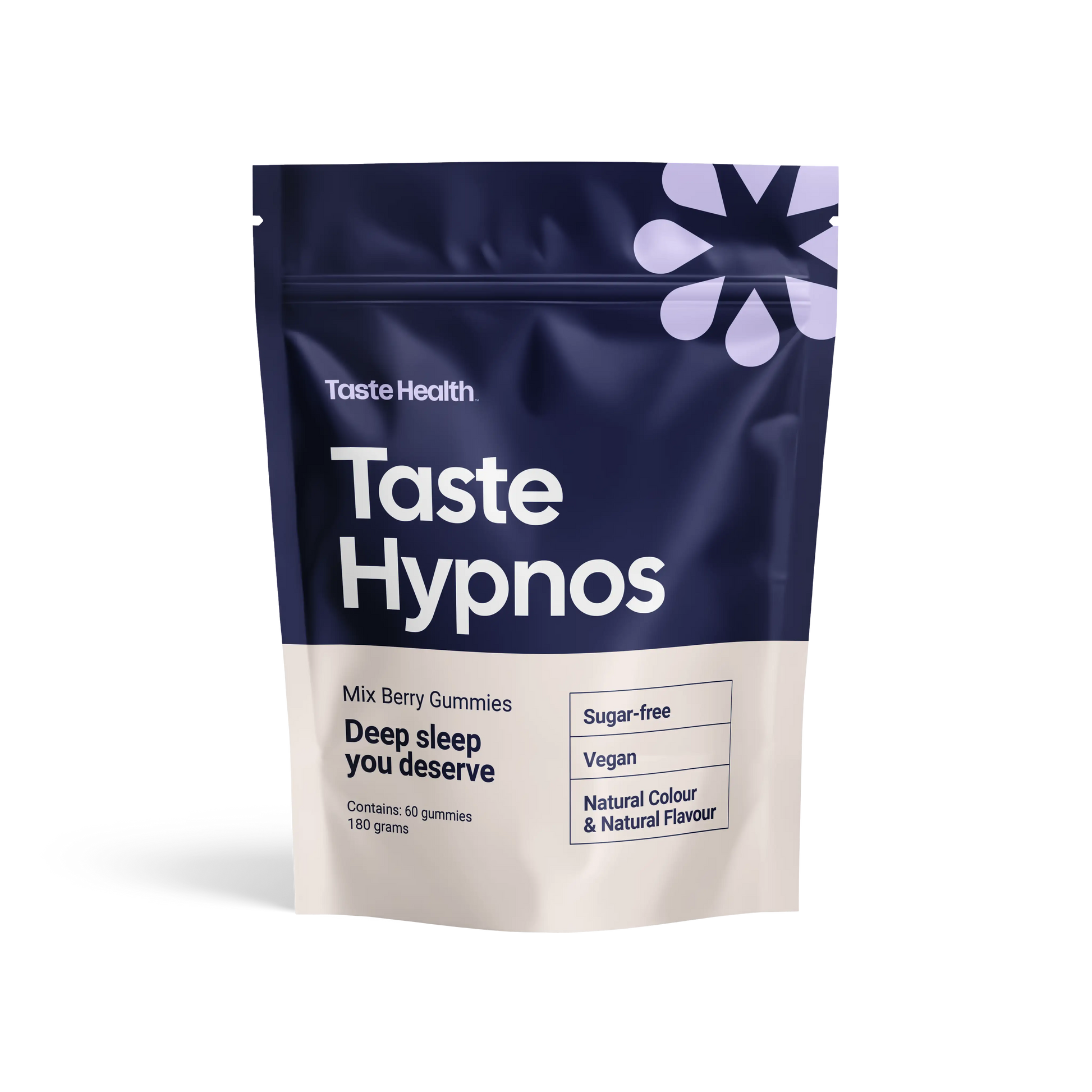 Taste Health Hypnos sleep gummies jar
