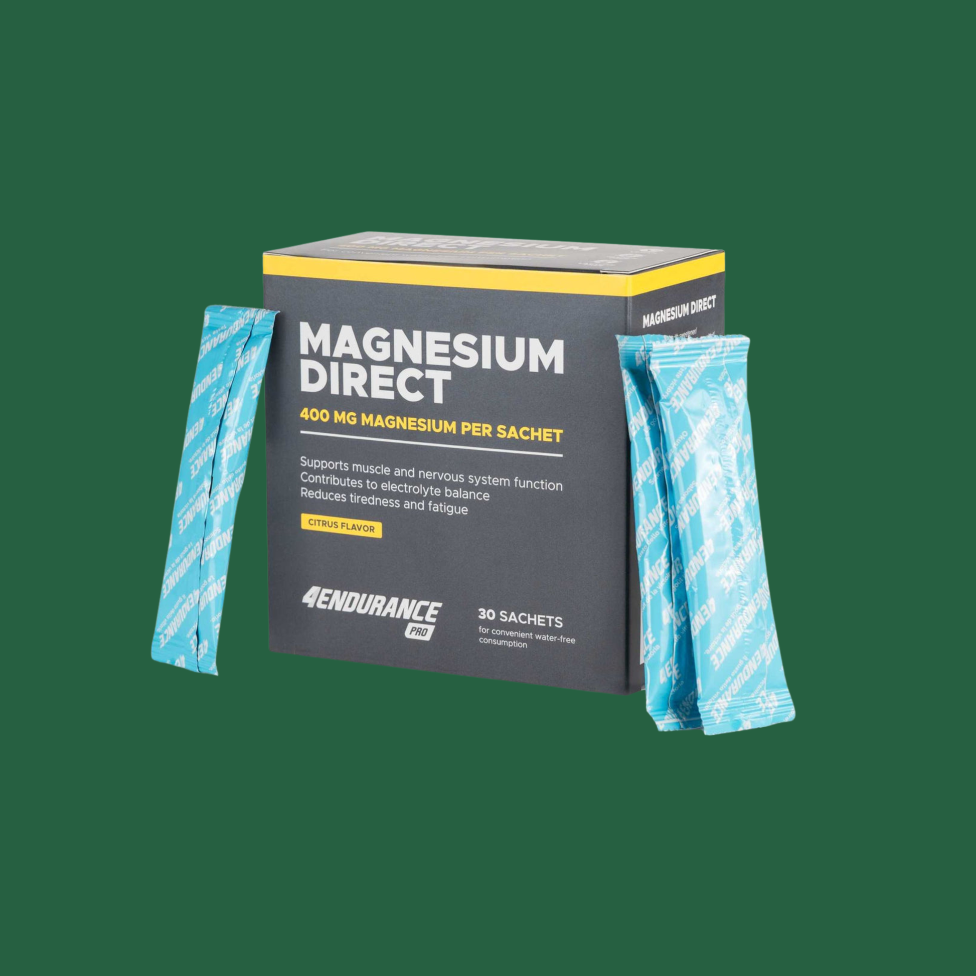 Magnesium Direct -  4Endurance Pro (30 sachets / 400 mg per sachet)