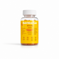 Vitamin D3 + K2 Gummies – Peach Flavor | 4000 IU D3 & 75µg K2 (MK-7) | Bone, Heart & Immunity Support | Sugar-Free | 60 Gummies