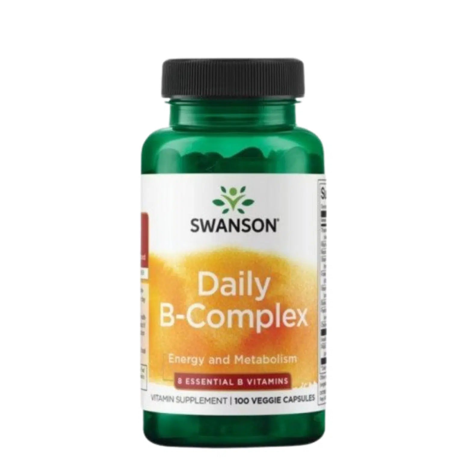 Swanson Daily B-Complex – Energy and Metabolism Support – 100 Veggie Capsules