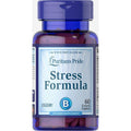 Puritan’s Pride Stress Formula B-Complex – Daily Stress & Energy Support – 60 Coated Caplets