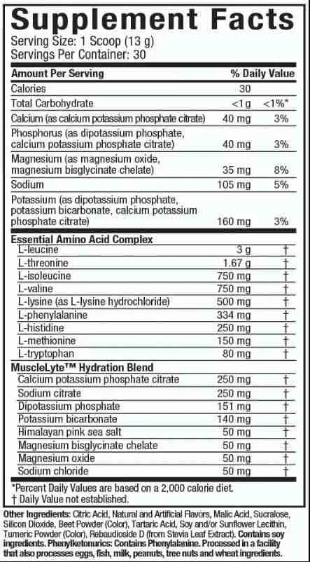 MuscleTech Platinum 100% EAA+ 393g