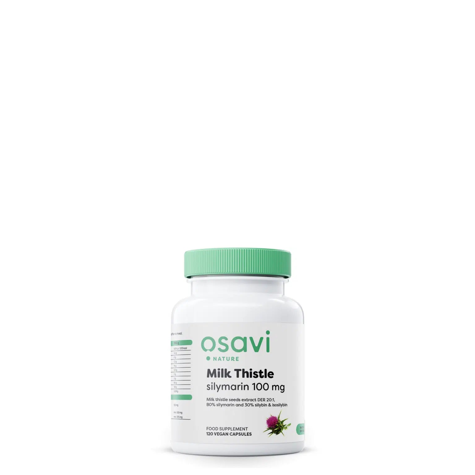 Milk Thistle, silymarin 100 mg – 120 capsules
