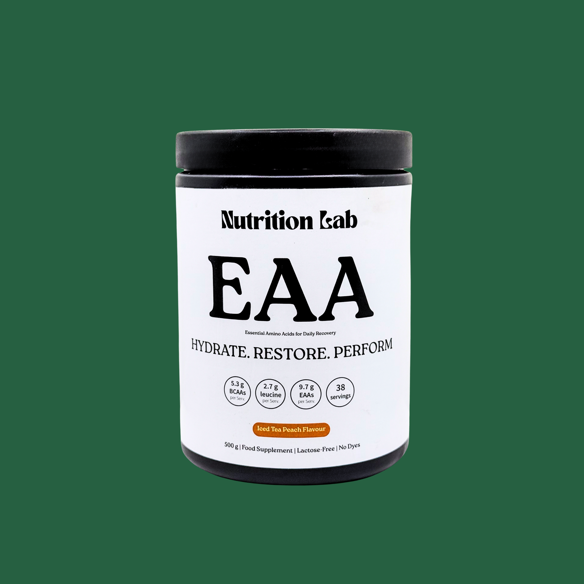 EAA Instant Powder 500g | Iced Tea Peach Flavour