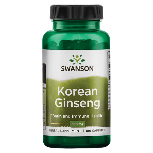 Korean Ginseng, 500mg – 100caps