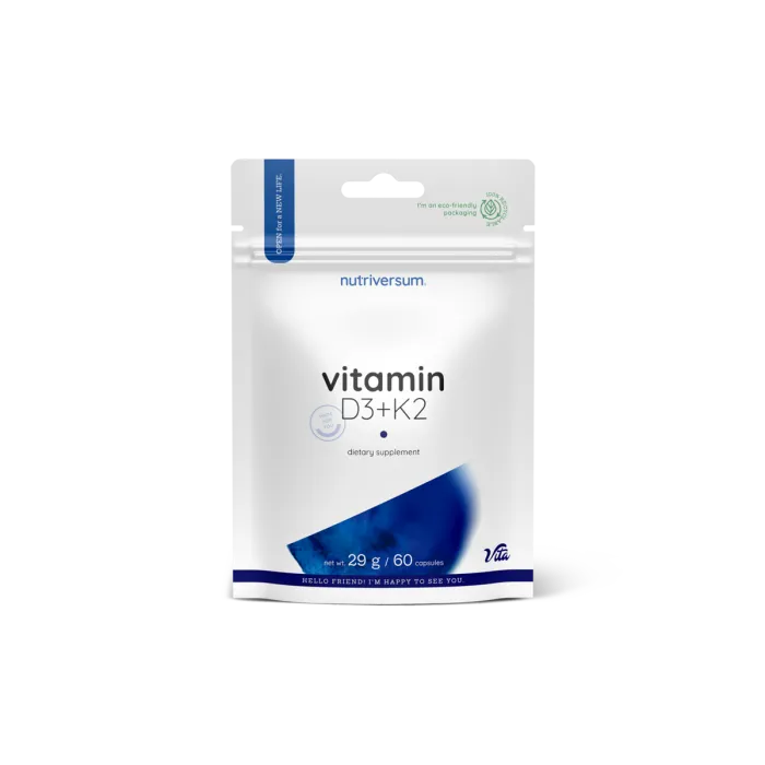 Vitamin D3 + K2 Nutriversum 60 capsules