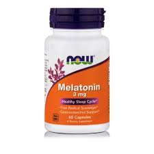 NOW Foods Melatonin 3 mg – 60 Veg Capsules