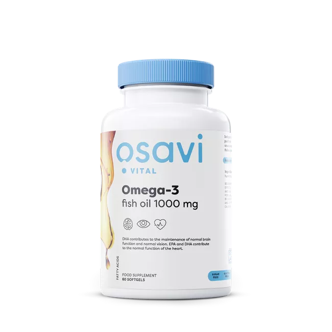 Omega 3 Fish oil 1000mg -60 soft gels Osavi