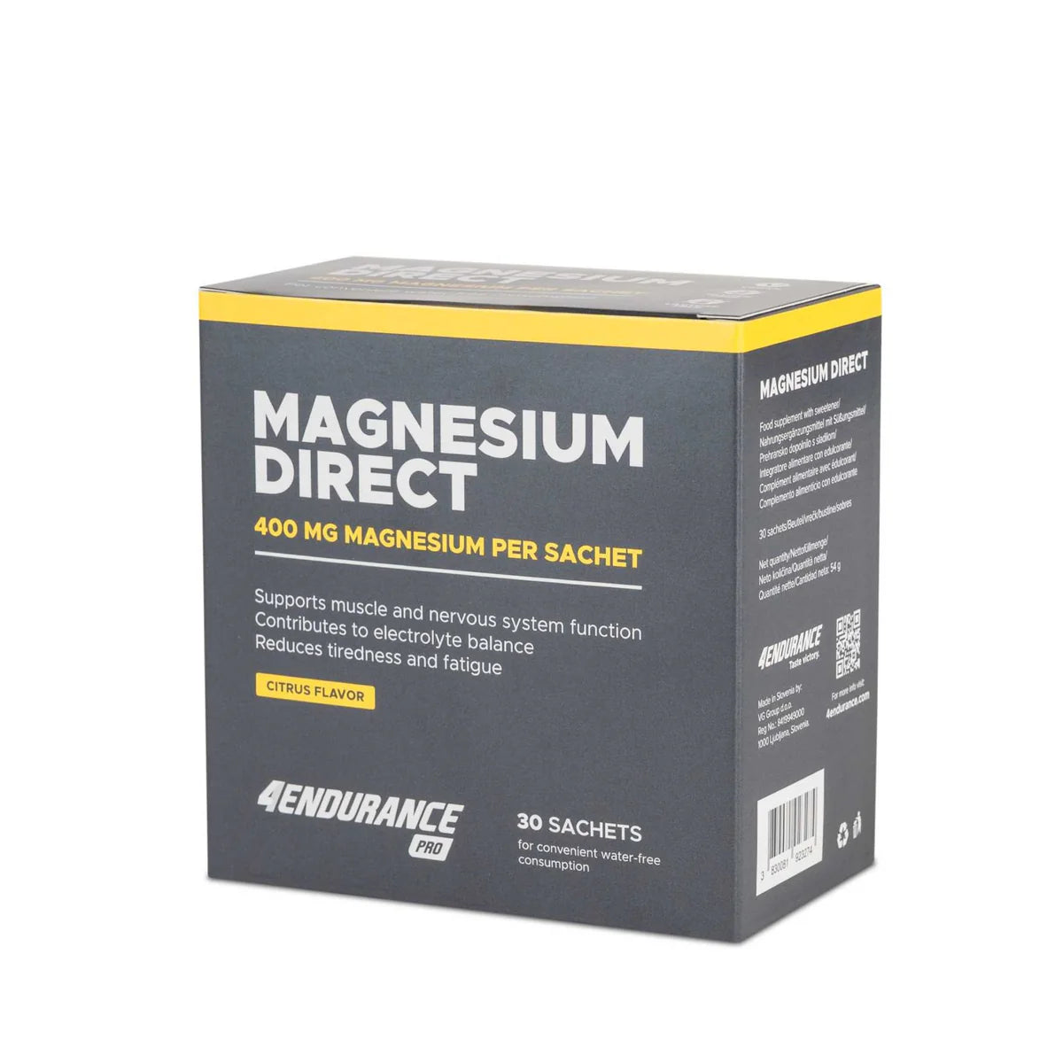 Magnesium Direct -  4Endurance Pro (30 sachets / 400 mg per sachet)