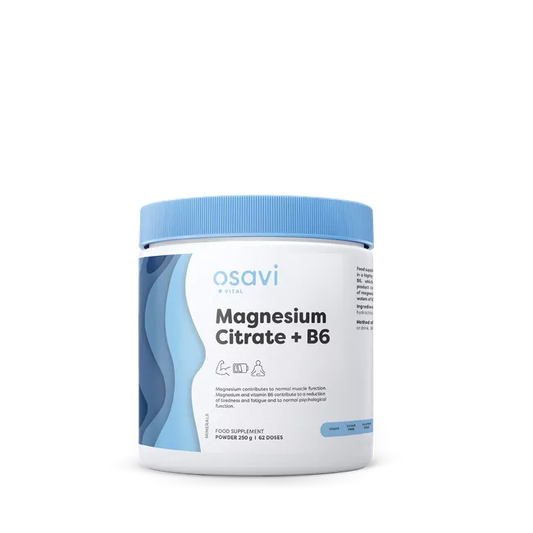 Magnesium citrate + B6, powder – 250 grams