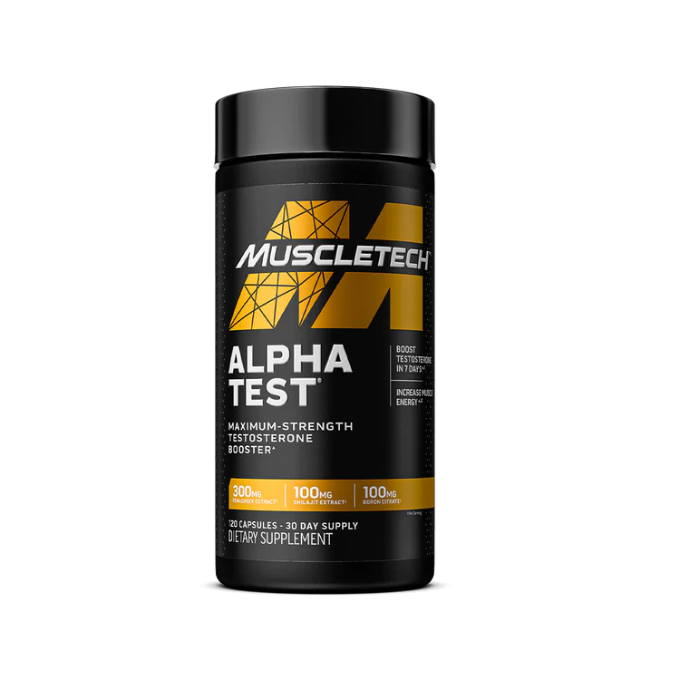 Alpha Test – 120 caps Muscletech