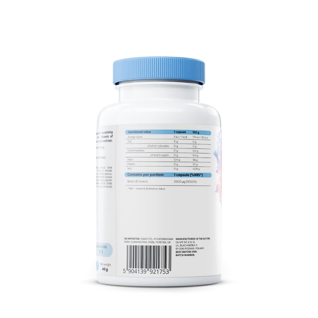 Biotin, 2500mcg – 120 vegan caps