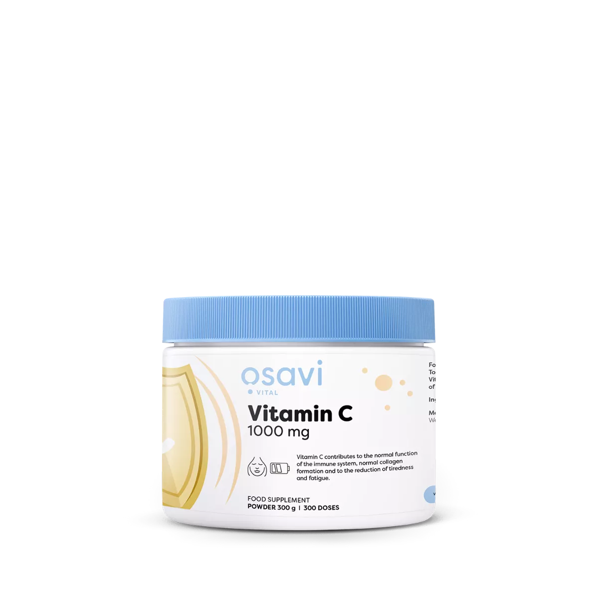 Vitamin C 1000 mg, powder – 300 grams Osavi