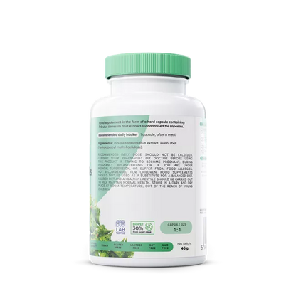 Tribulus Terrestris, saponins 200 mg – 120 vegan capsules