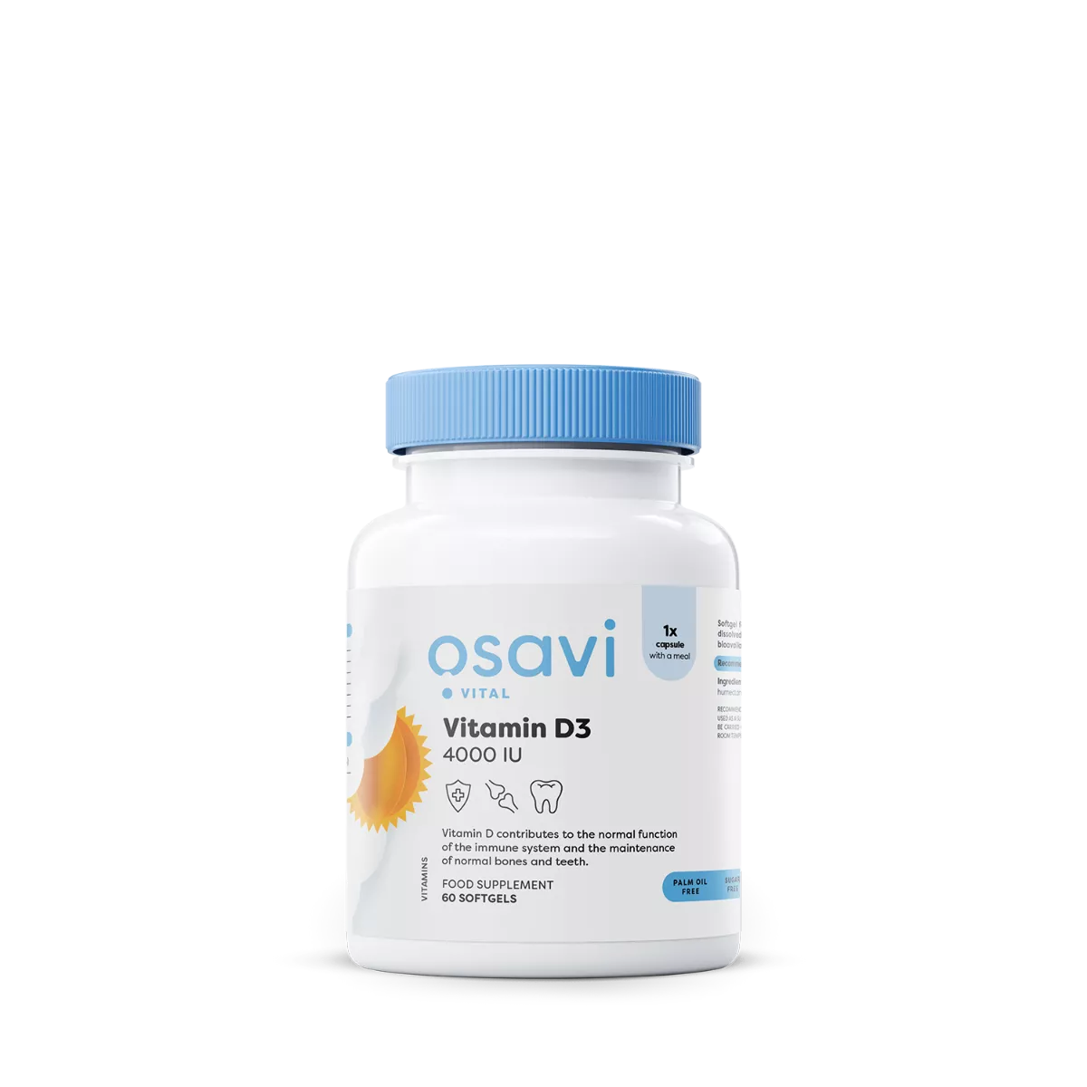 Vitamin D3 4000IU 60 softgels – Osavi