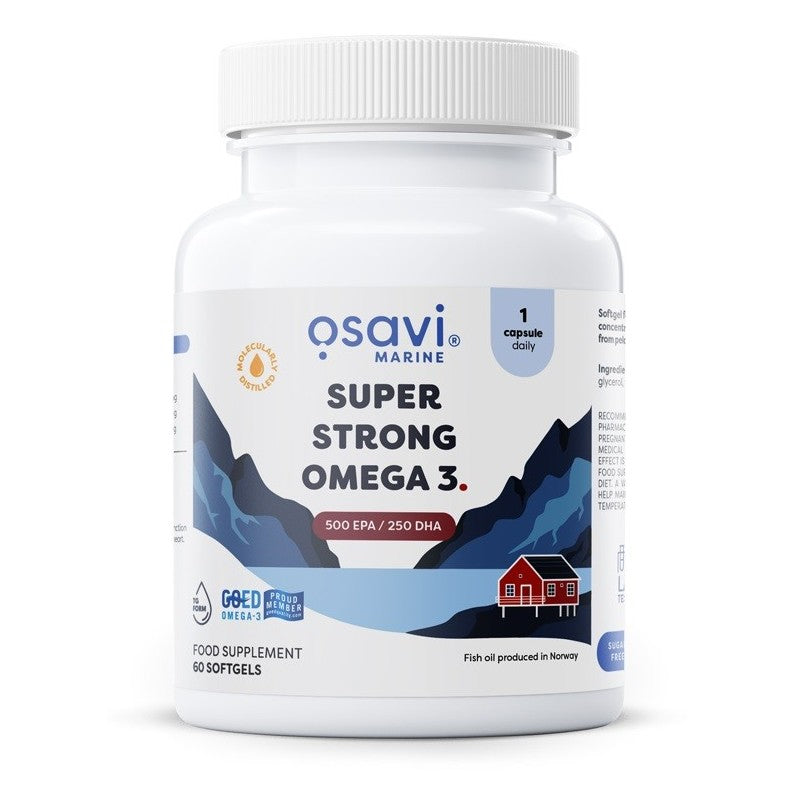 Osavi Marine Super Strong Omega 3 500 EPA 250 DHA 60 Softgels